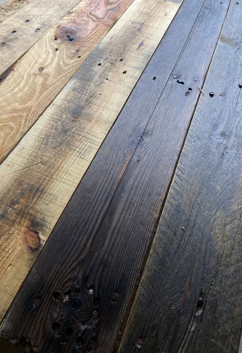 Oiled UV Protection Rustic Reclaimed Wood Cladding - 1m2 Pack