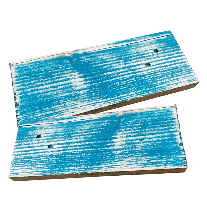 Teal Distressed Cladding - 1 Square Meter Pack