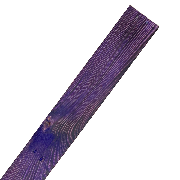 Purple Scorched Pallet Board Cladding - 1 Square Meter Pack