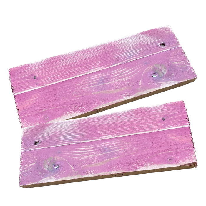 Fuchsia Pink Distressed Cladding - 1 Square Meter Pack