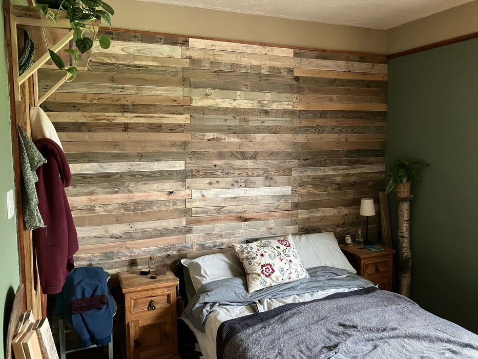 Weathered Pallet Board Cladding - Individual Boards