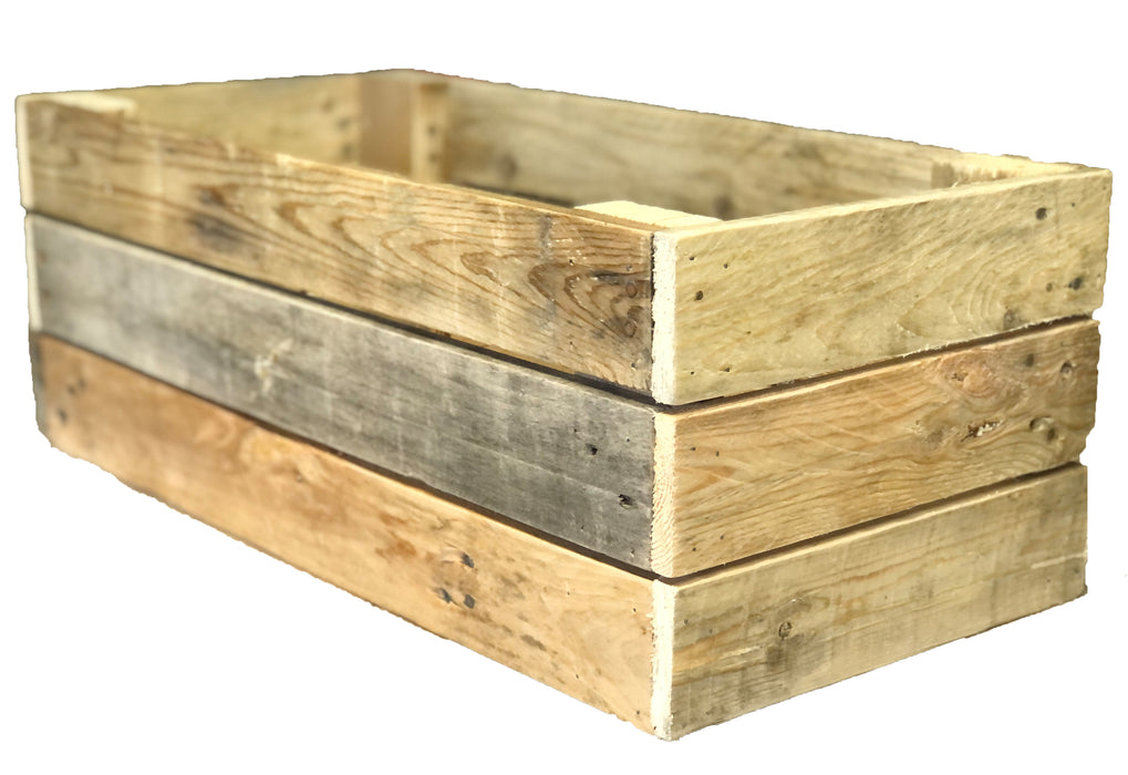 Handcrafted Pallet Board Crate - 3 Tier - 60cm x 30cm