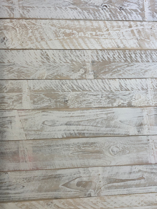 Distressed Plain White Pallet Boards - 1 Square Meter Pack