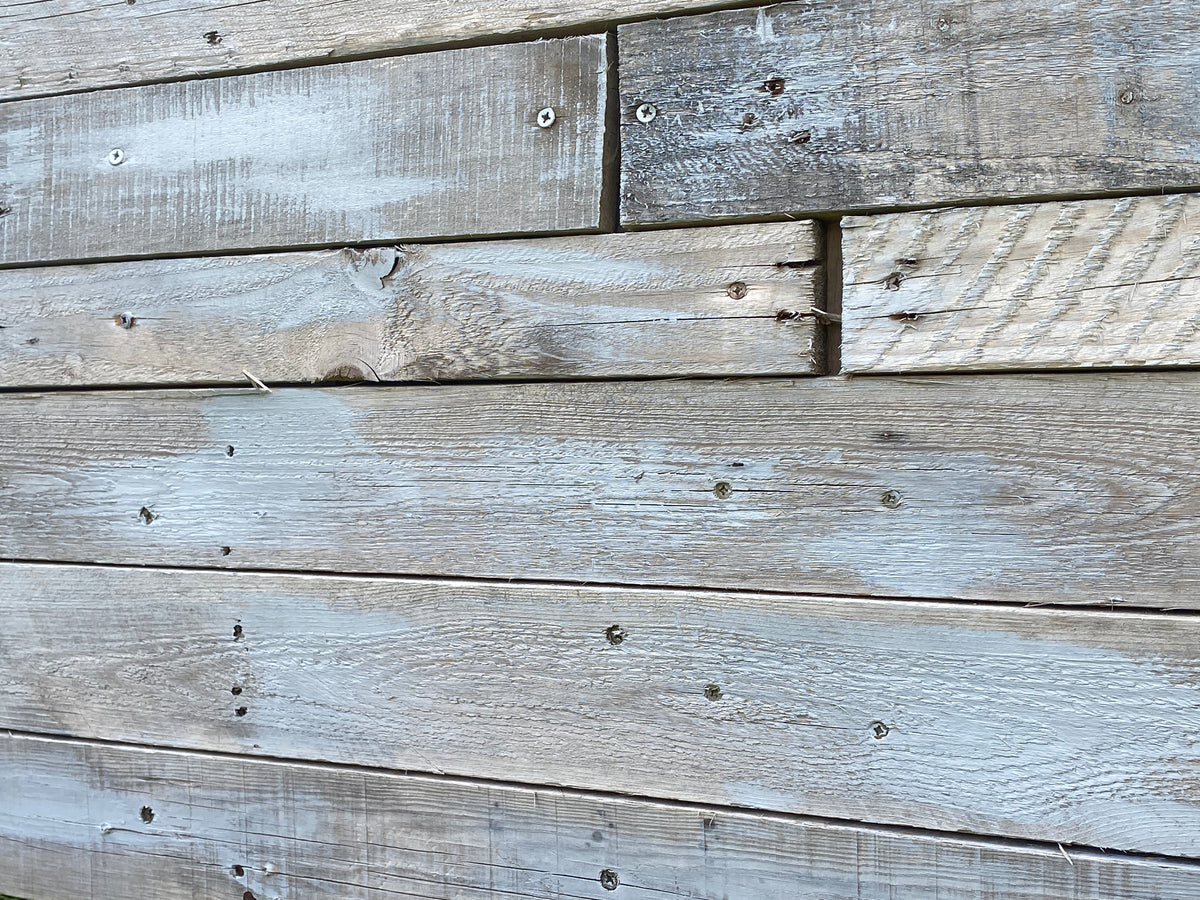 Greywash Reclaimed Pallet Boards 1 Square Meter Pack — PalletBoards.co.uk