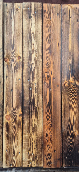 14cm Wide Uniform Cladding - Scorched Finish - 1m2 Pack