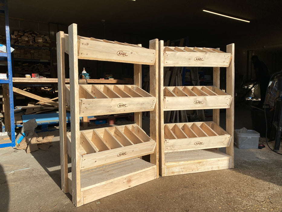 Pallet Boards Handmade Display Stands - 3 Tier