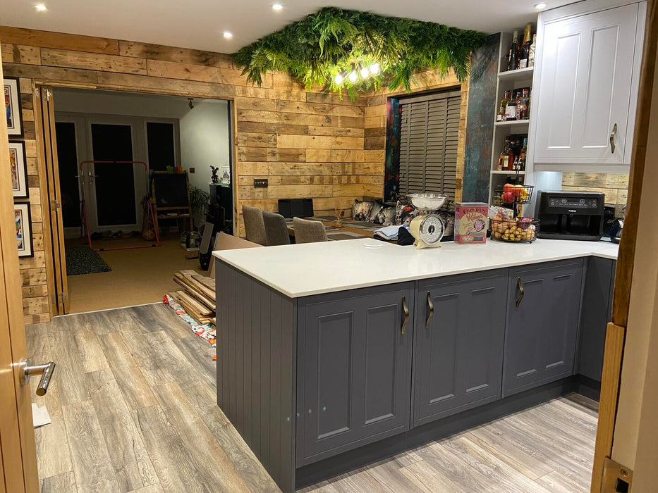 Natural Mixed Tone Pallet Board Cladding - SANDED - 40m2 Bundle Offer