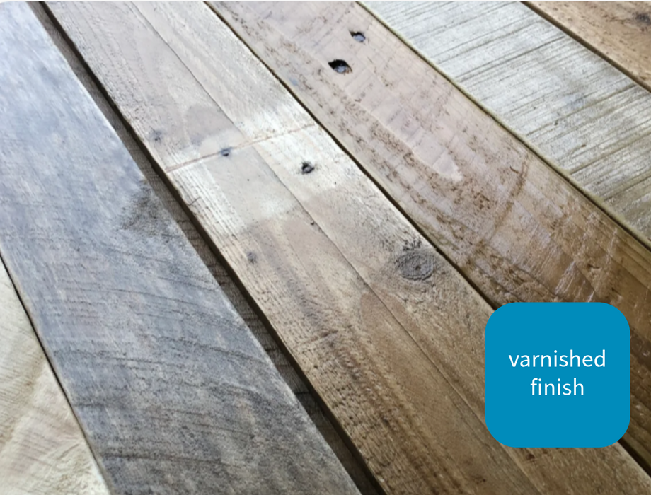 14cm Wide Uniform Cladding - Varnished Finish - 1m2 Pack