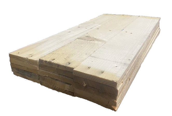 Lightweight Natural Mixed Tone Pallet Board Cladding - SANDED - 1m2 Pack