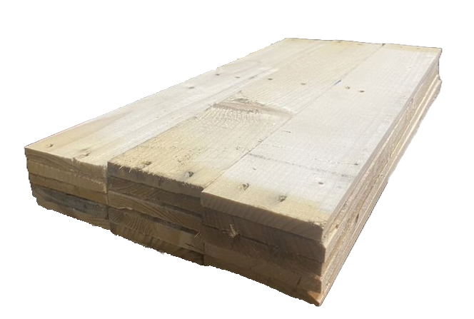 Lightweight Natural Mixed Tone Pallet Board Cladding - SANDED - 10m2 Pack