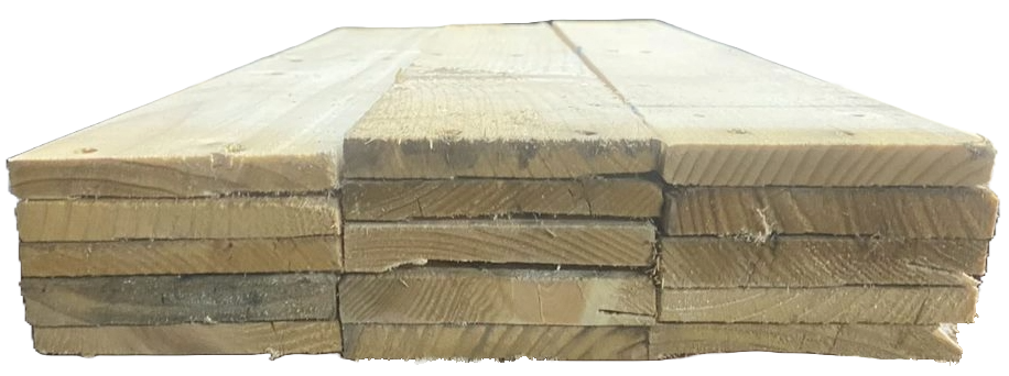 Lightweight Natural Mixed Tone Pallet Board Cladding - UNSANDED - 1m2 Pack