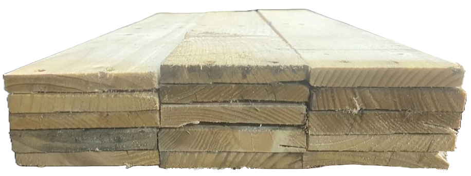 Lightweight Natural Mixed Tone Pallet Board Cladding - SANDED - 10m2 Pack