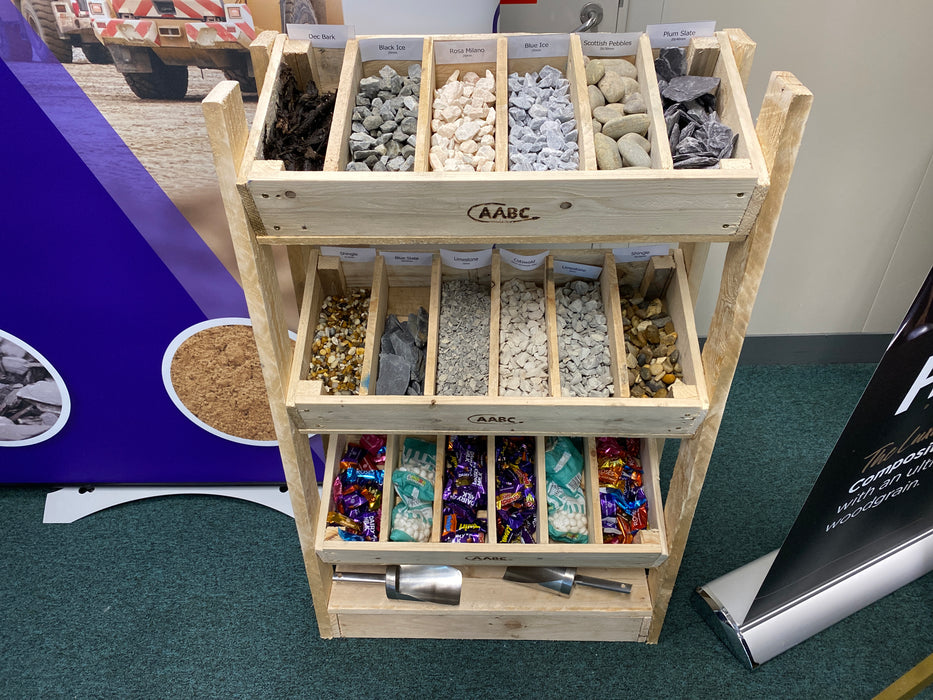 Pallet Boards Handmade Display Stands - 3 Tier
