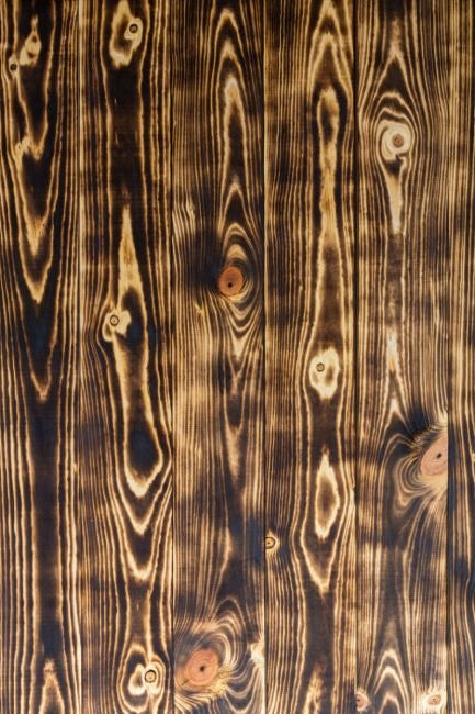 Scorched Yakisugi Pallet Board Cladding - 10 Square Meter Pack