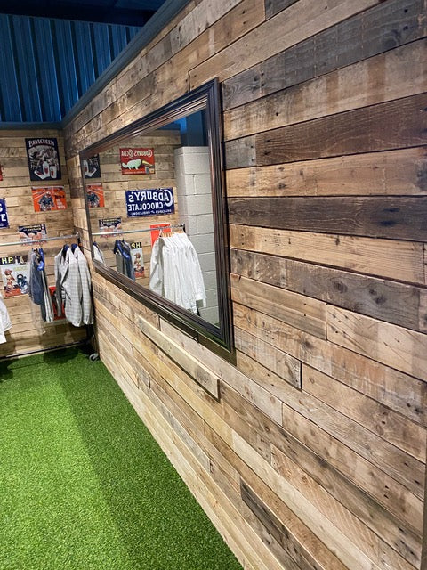 Natural Mixed Tone Pallet Board Cladding - SANDED - 10m2 BUNDLE OFFER