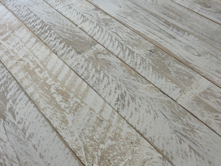 Distressed Plain White Pallet Boards - 1 Square Meter Pack