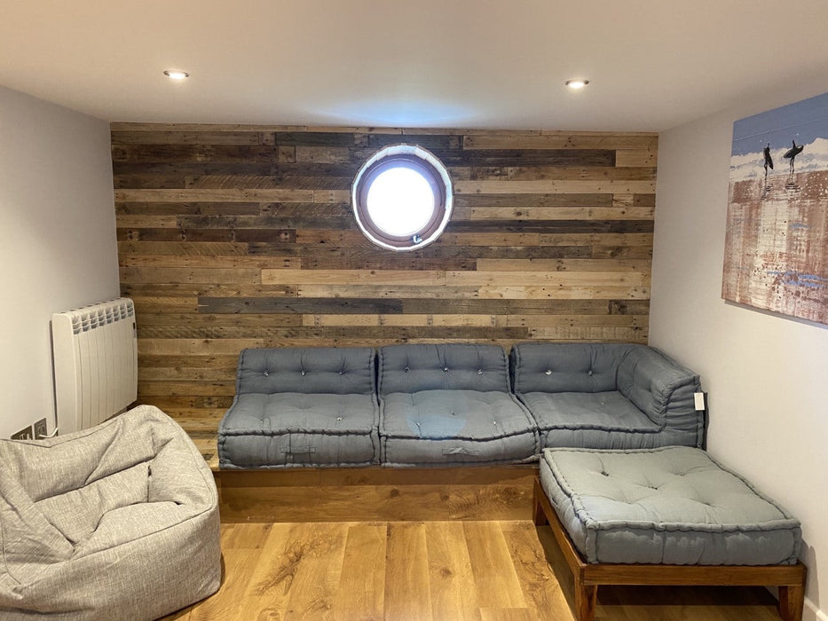 Natural Mixed Tone Pallet Board Cladding - UNSANDED - 50m2 Bundle Offer